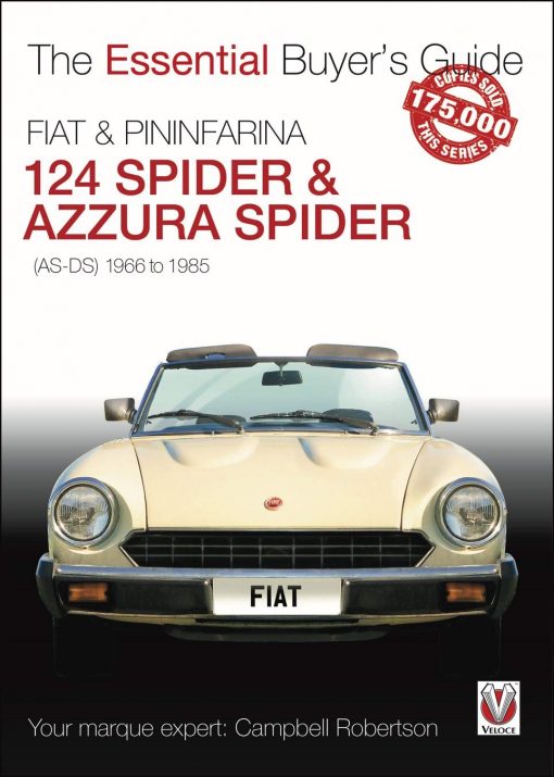FIAT Pininfarina 124 Spider Azzura Spider AS DS 1966 To 1985 
